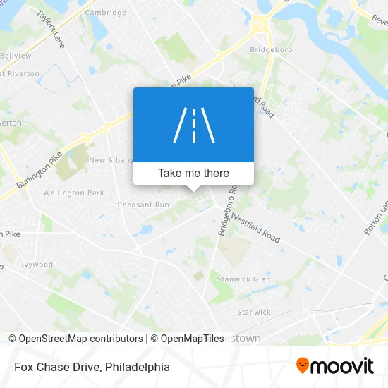 Fox Chase Drive map