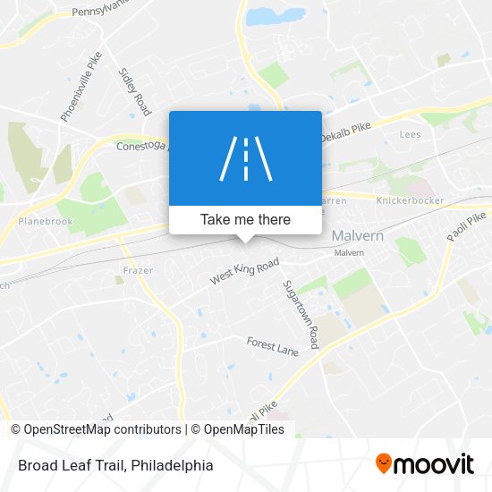 Broad Leaf Trail map