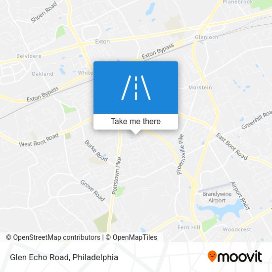 Glen Echo Road map