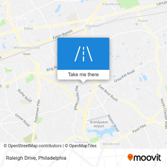 Raleigh Drive map