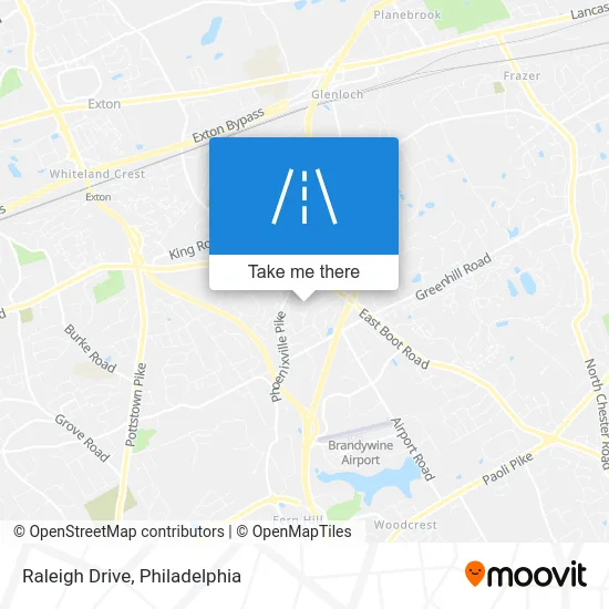 Raleigh Drive map