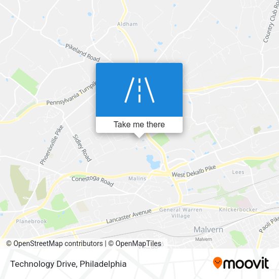 Technology Drive map