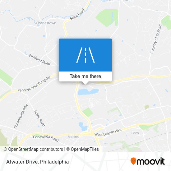 Mapa de Atwater Drive