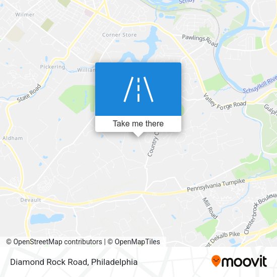 Mapa de Diamond Rock Road
