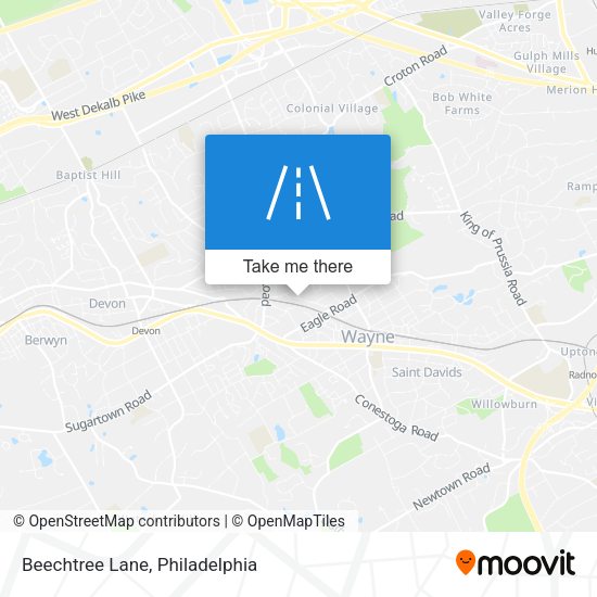 Beechtree Lane map