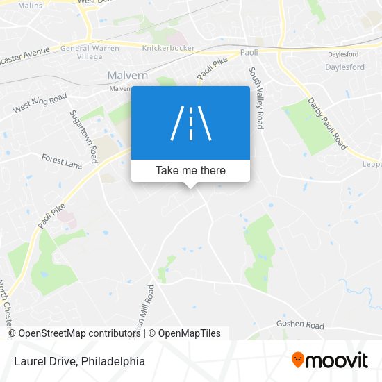 Mapa de Laurel Drive