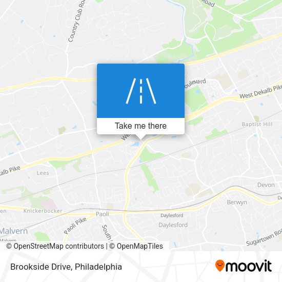 Brookside Drive map