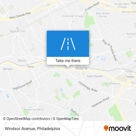 Mapa de Windsor Avenue