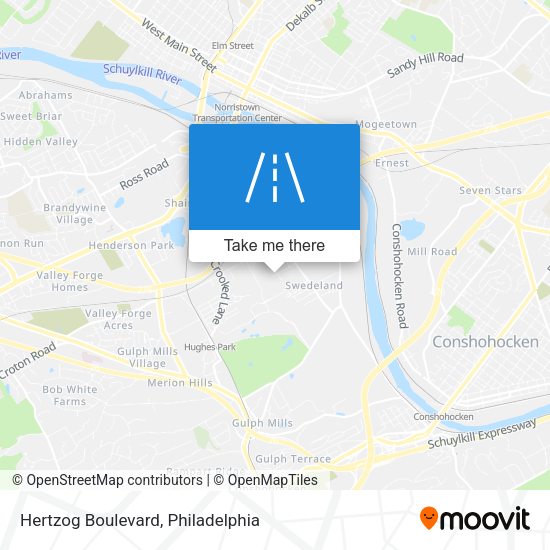 Hertzog Boulevard map