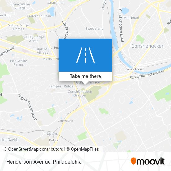 Henderson Avenue map