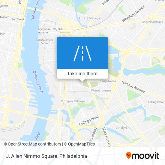 Mapa de J. Allen Nimmo Square