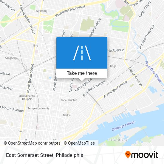Mapa de East Somerset Street
