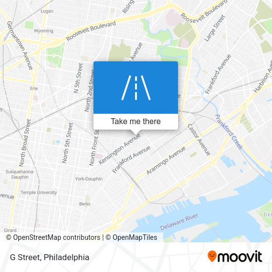 Mapa de G Street