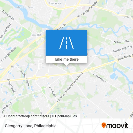 Mapa de Glengarry Lane