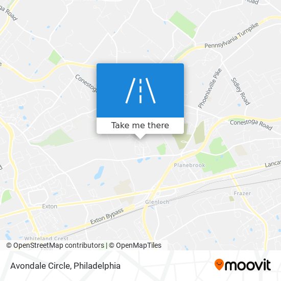 Avondale Circle map