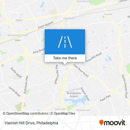 Hamlet Hill Drive map