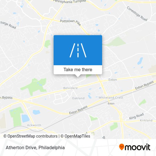 Mapa de Atherton Drive