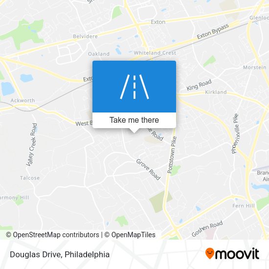 Mapa de Douglas Drive