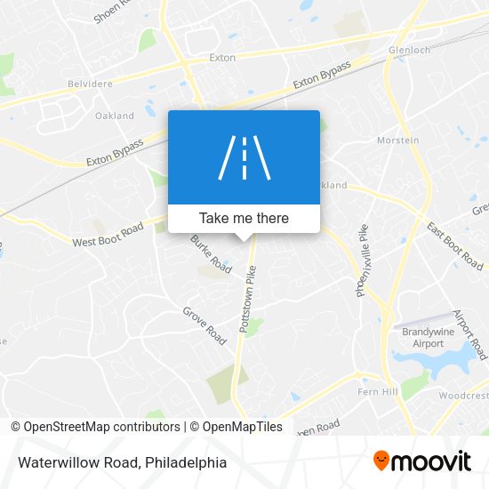 Mapa de Waterwillow Road