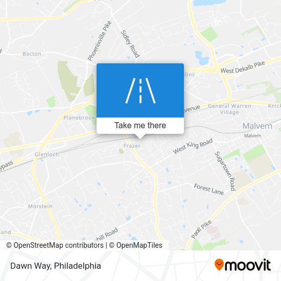 Mapa de Dawn Way