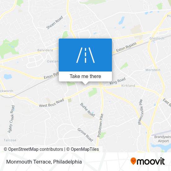 Monmouth Terrace map