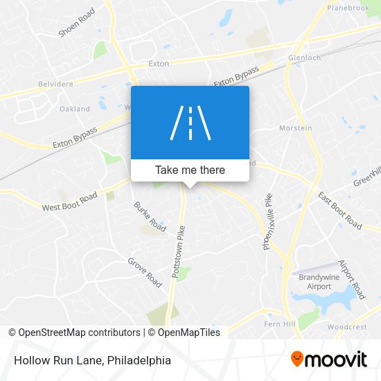Mapa de Hollow Run Lane