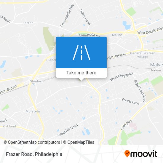 Mapa de Frazer Road