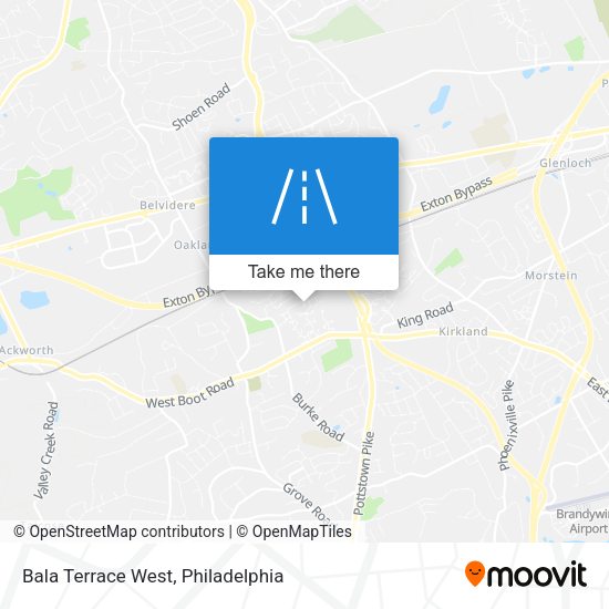 Bala Terrace West map