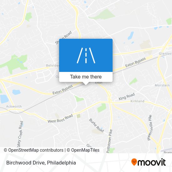 Birchwood Drive map