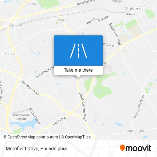 Merrifield Drive map