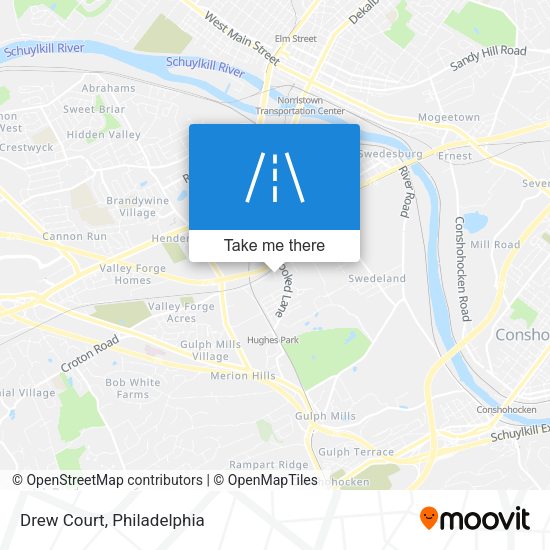 Mapa de Drew Court