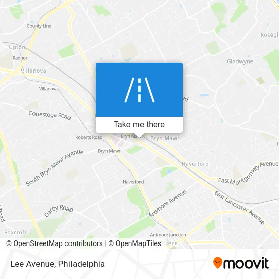 Lee Avenue map
