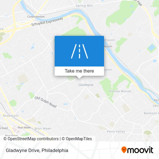 Mapa de Gladwyne Drive