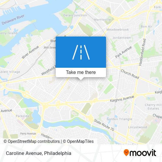Mapa de Caroline Avenue