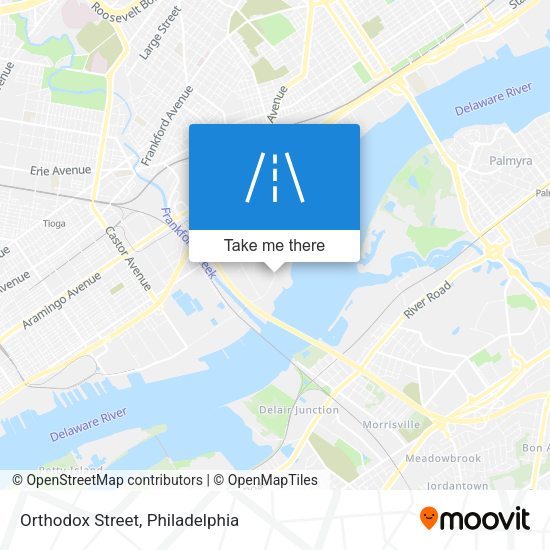 Mapa de Orthodox Street