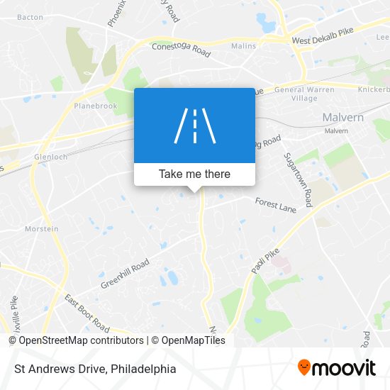 St Andrews Drive map