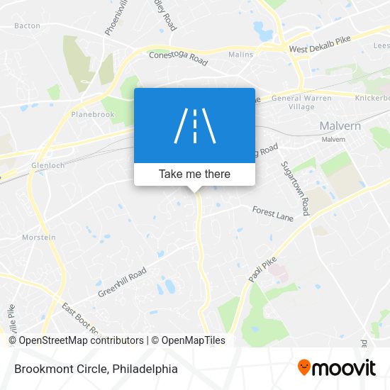 Brookmont Circle map