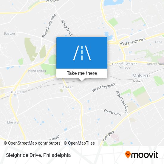 Sleighride Drive map