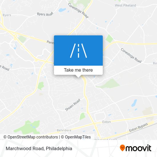 Marchwood Road map