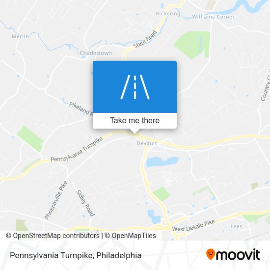 Pennsylvania Turnpike map