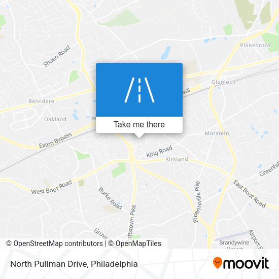 North Pullman Drive map