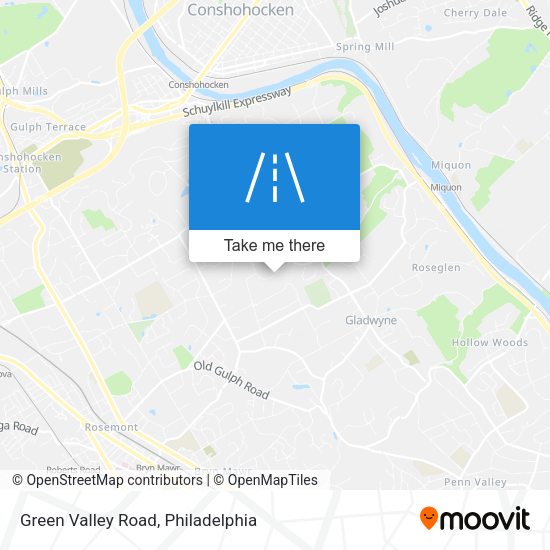 Mapa de Green Valley Road