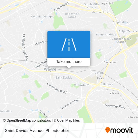 Saint Davids Avenue map