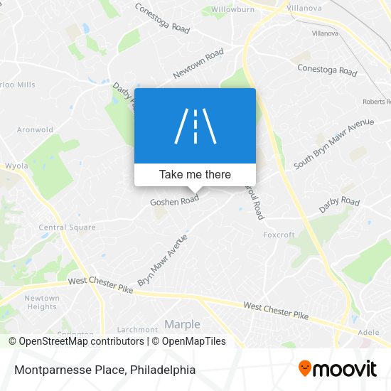 Montparnesse Place map