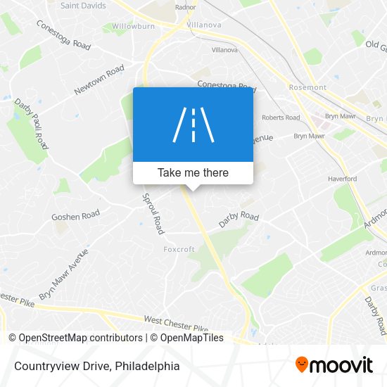 Countryview Drive map