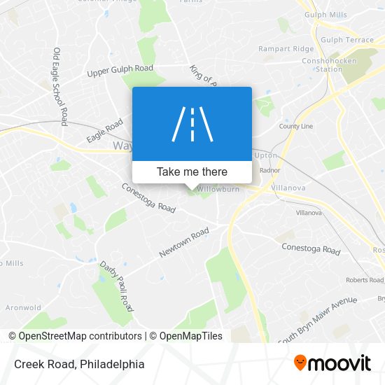 Mapa de Creek Road