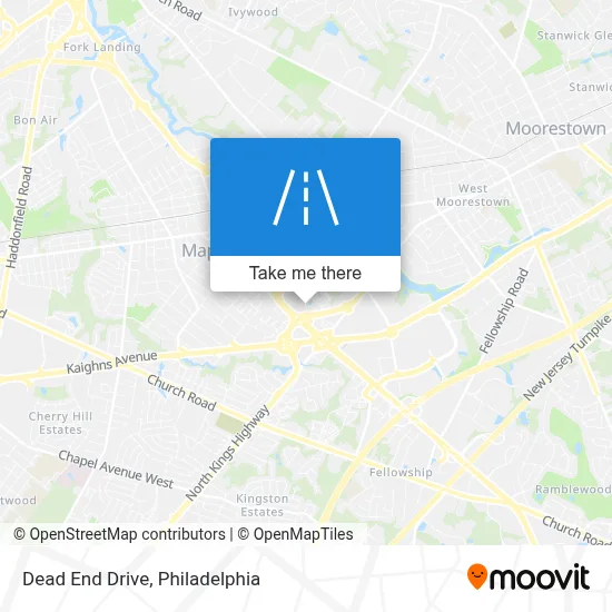 Dead End Drive map