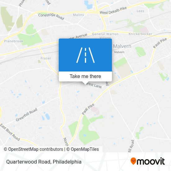 Mapa de Quarterwood Road