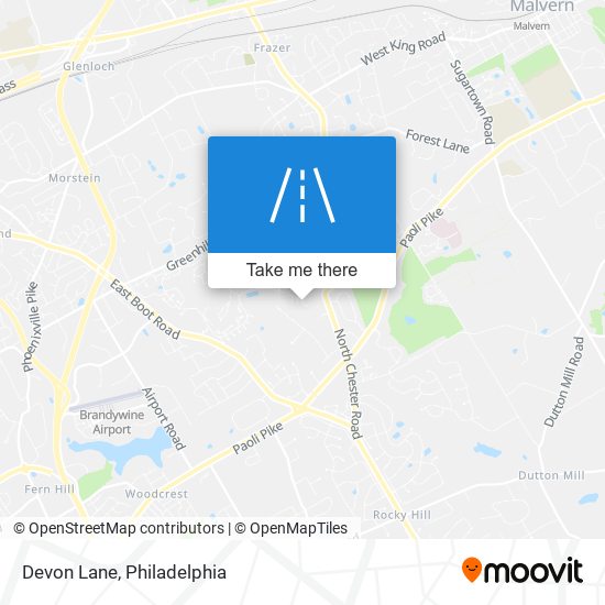 Mapa de Devon Lane