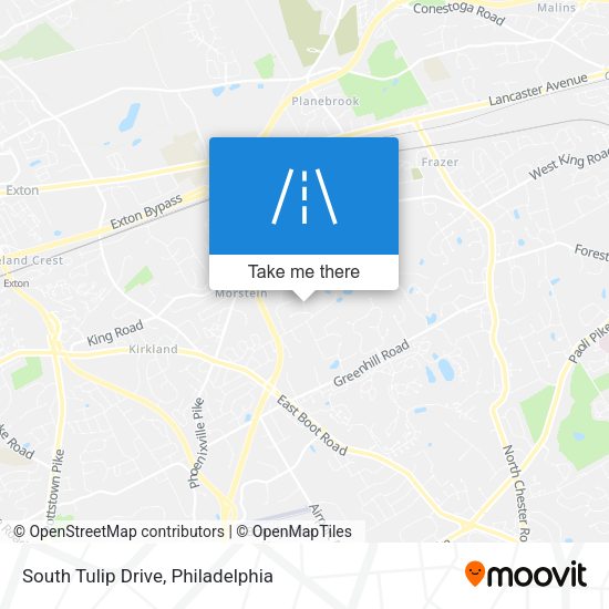 Mapa de South Tulip Drive